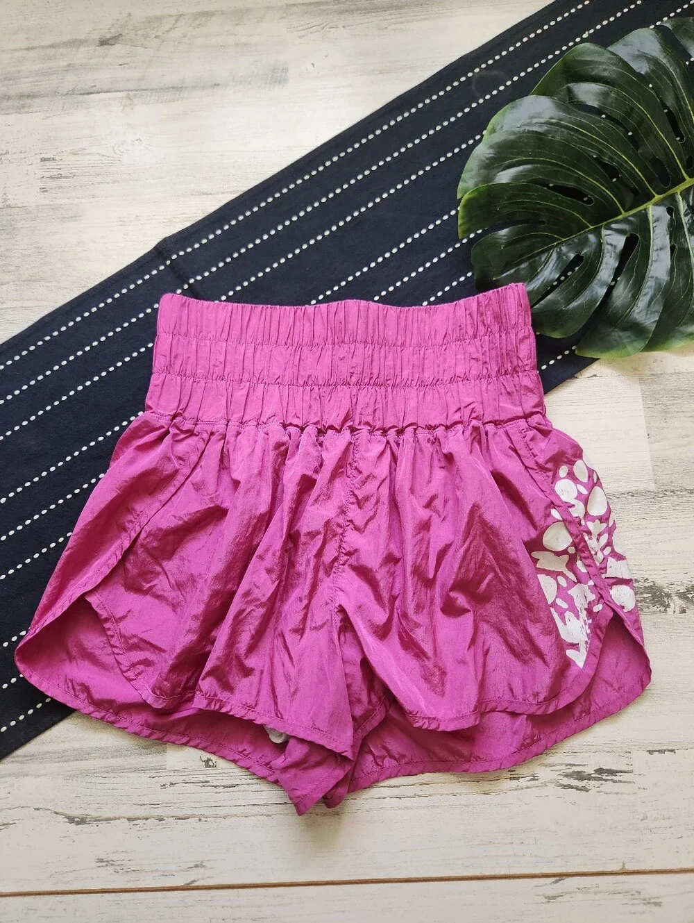 Free People Movement The Way Home Logo Shorts Vivacious Violet Size Large